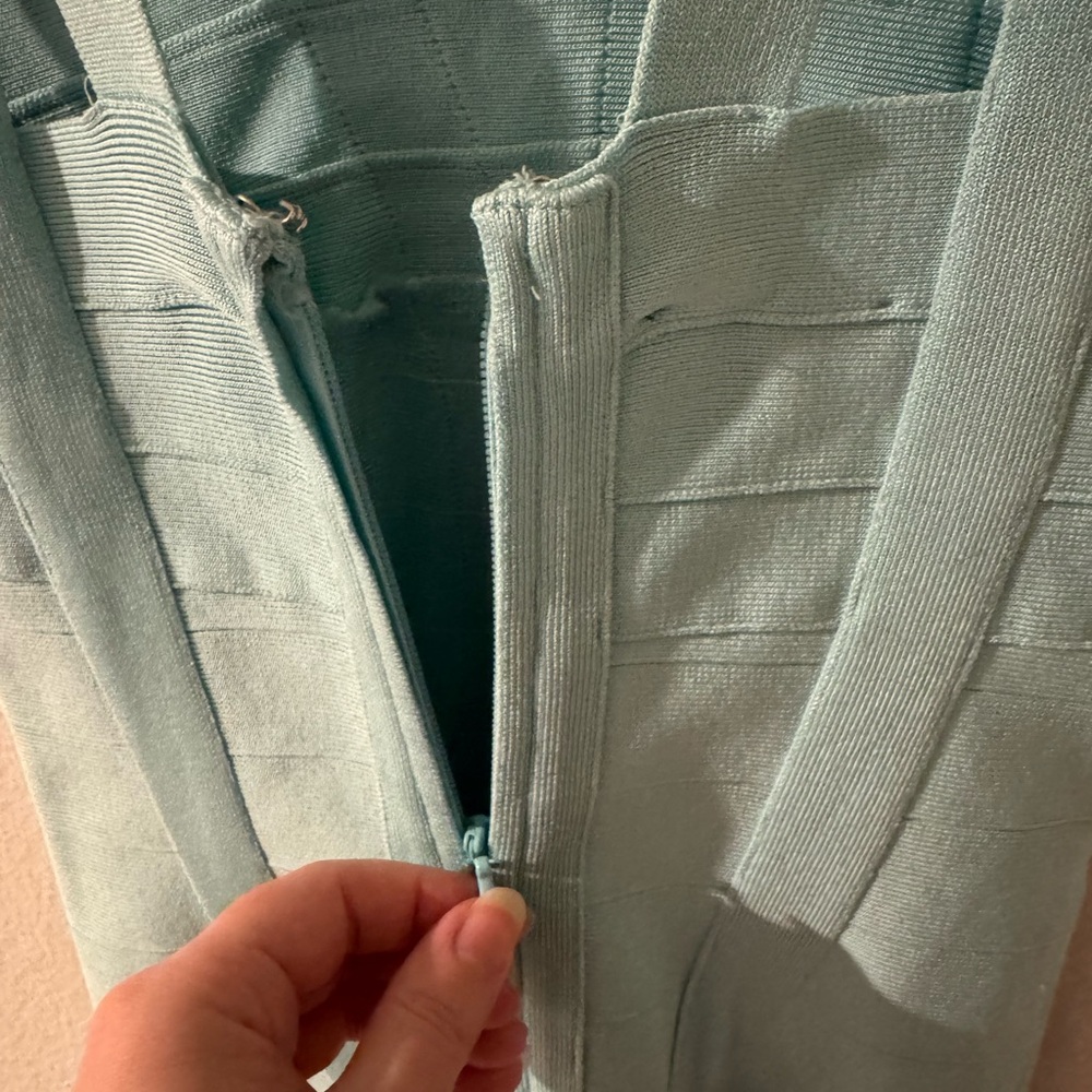 bebe Mint Green Ribbed Intimates Top - Picture 7 of 7